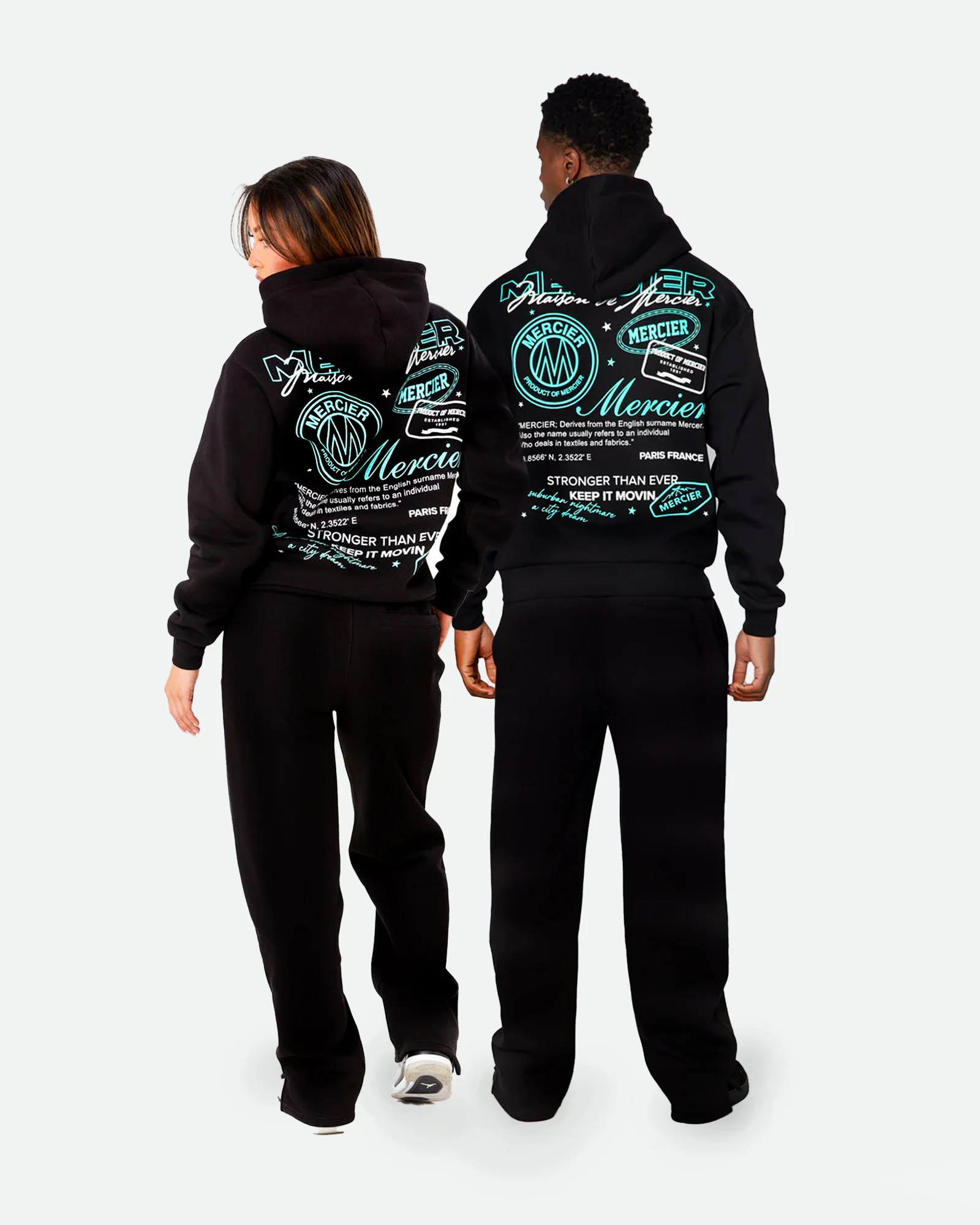 Black Tiffany Caruso 2.0 Relaxed Joggers - Image 2
