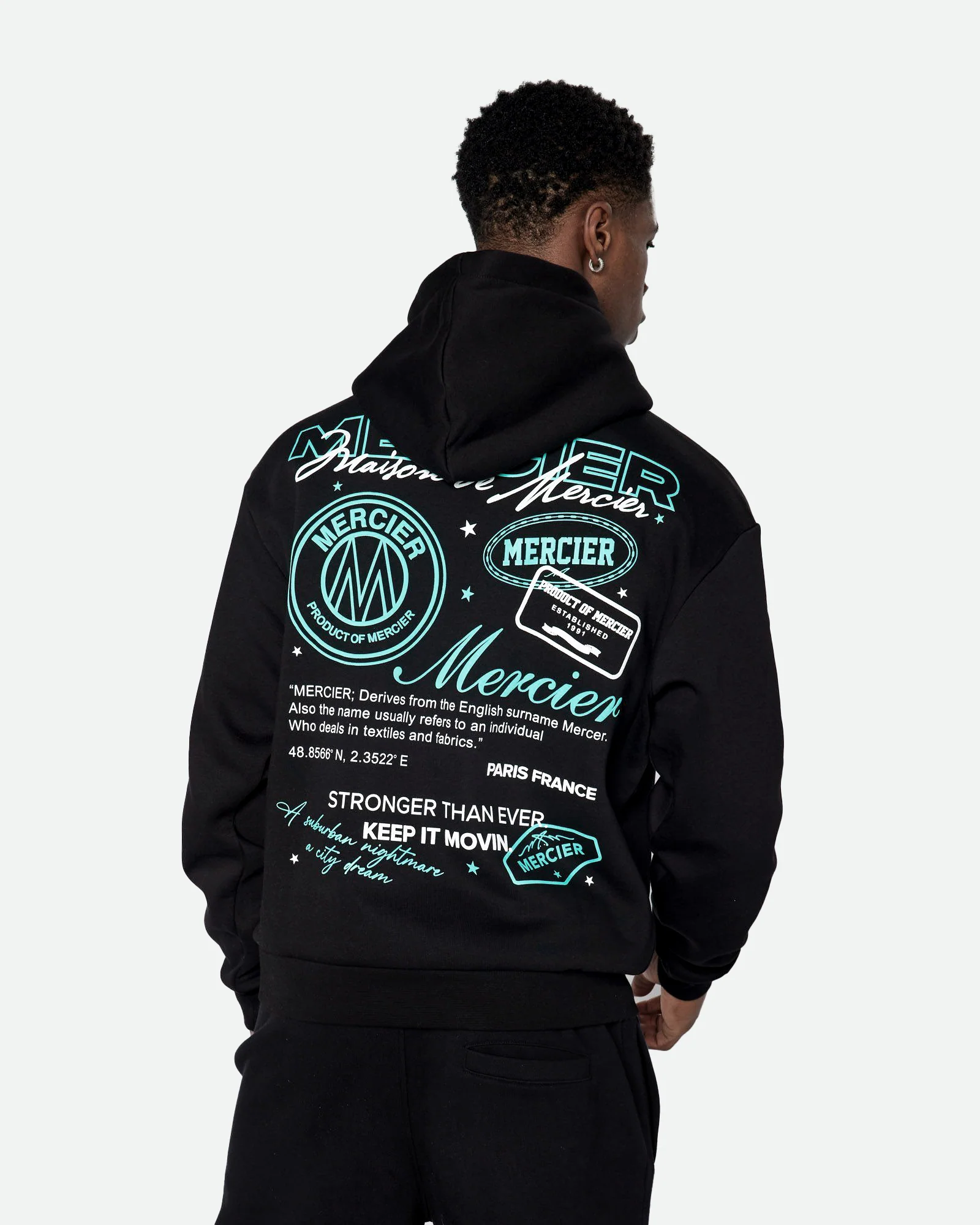 Black Tiffany Caruso 2.0 Relaxed Joggers - Image 4