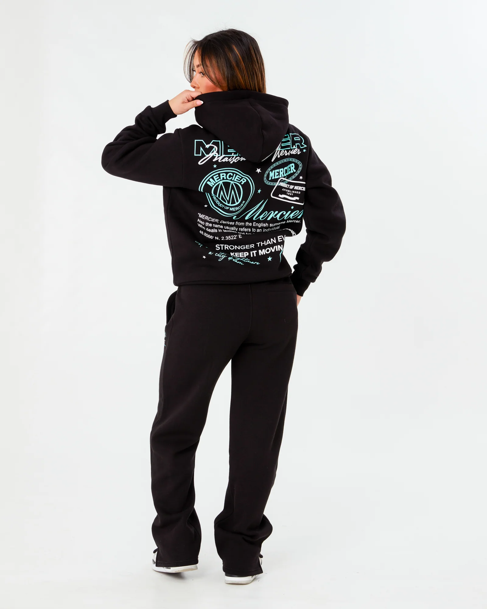 Black Tiffany Caruso 2.0 Relaxed Joggers - Image 9