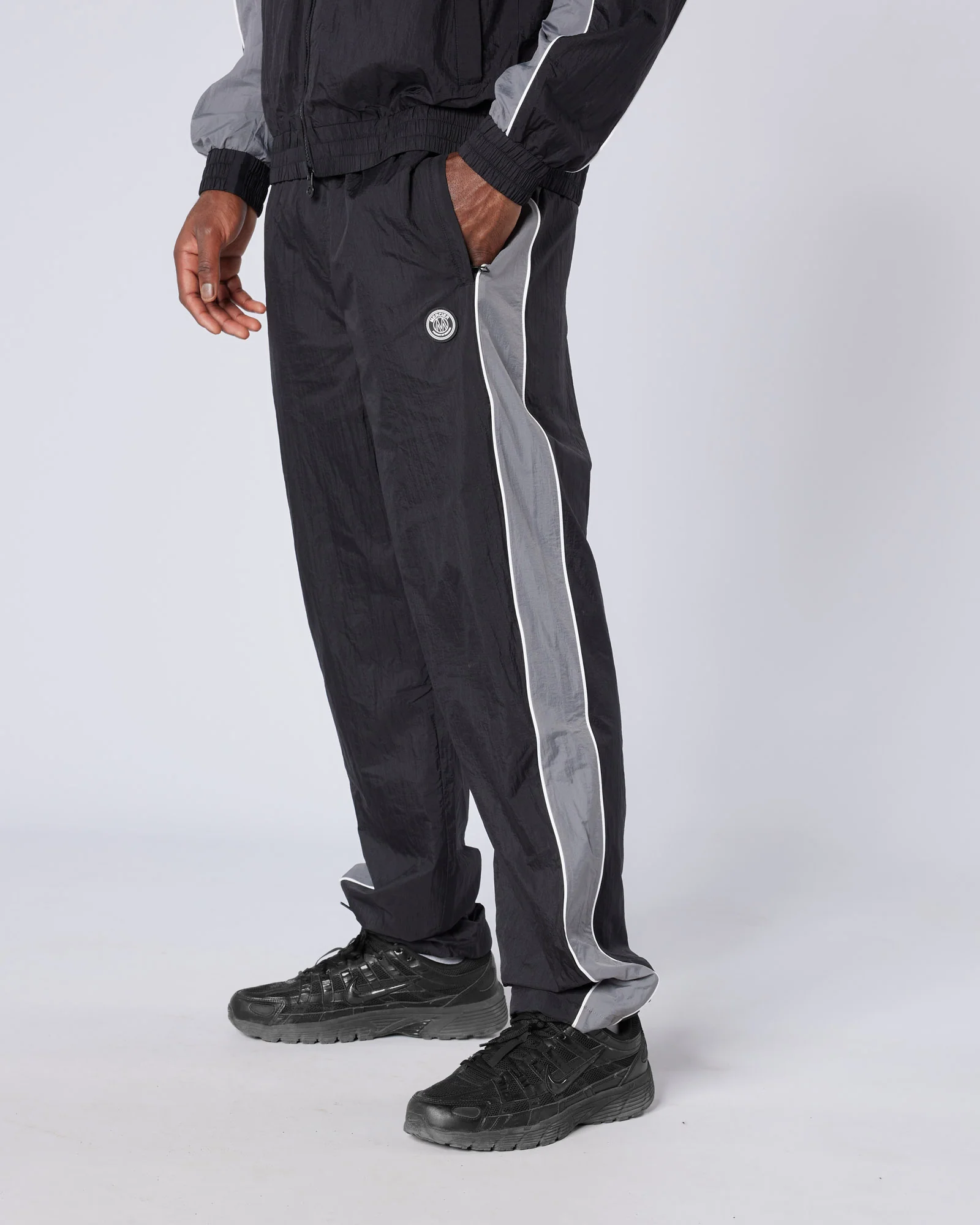 Homerun Track Pants Black Grey - Image 2