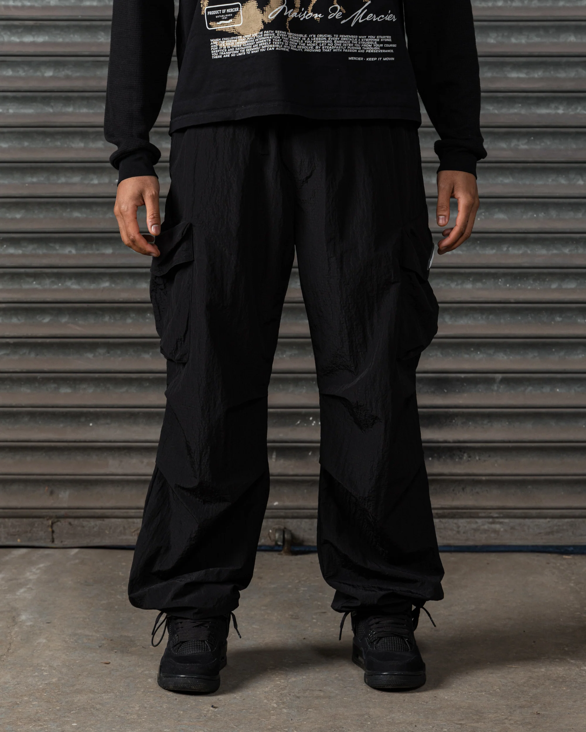 Tempo Ripstop Cargos Black - Image 2